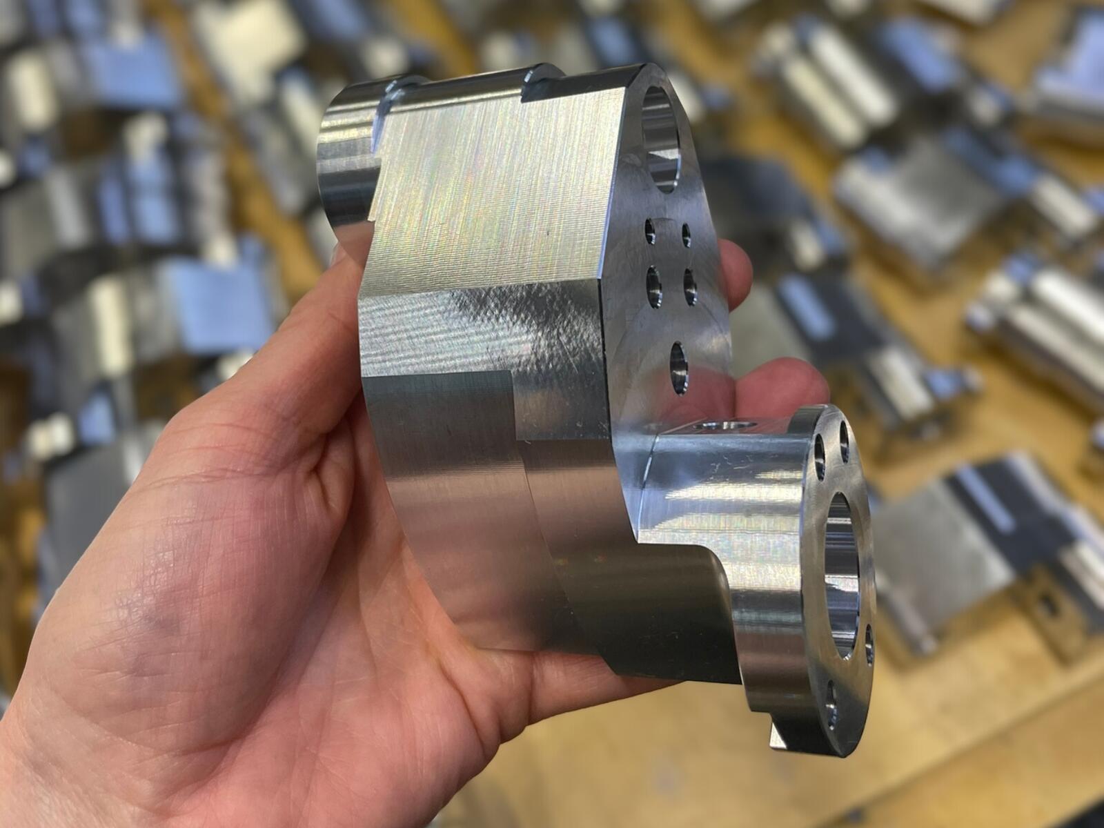 Interessantes Teil aus Aluminiumlegierung