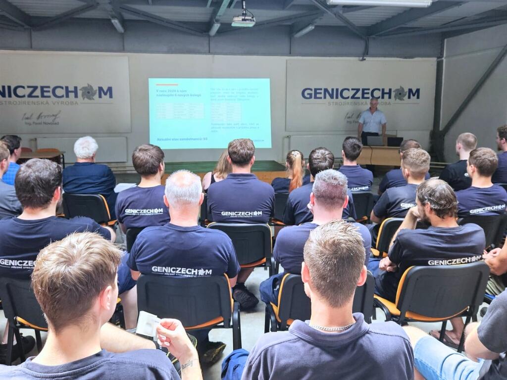 A meeting of our entire team